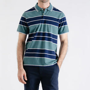 Polo para hombre con logotipo y etiqueta personalizados, precio competitivo, Material transpirable, talla adulta, camisetas polo ajustadas para hombre, 2025 - Product Image 2