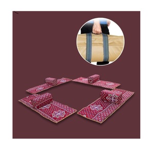 Juego de Cojines Plegables Portátiles para Sentarse en el Suelo con Respaldo para Meditación, Camping, Picnic y Uso Doméstico - Product Image 1