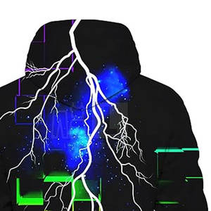 เสื้อฮู้ดผ้าฝ้ายโพลีเอสเตอร์สำหรับผู้ชายพิมพ์ลายสีพื้นใหม่ล่าสุด - Product Image 6