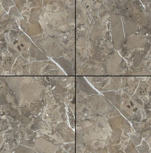 Série de marbre de taille de 600x600mm ayant un glaçage céramique nitrifié avec une Surface brillante utilisé pour les sites de sport - Product Image 3