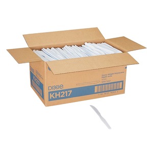 มีดพลาสติกดิ๊กซี่ แบบหนา สีขาว 1000/กล่อง (KH217) - Product Image 6