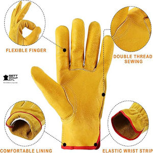Gants de jardinage OEM Patelai Gants de jardinage en cuir Gants de jardinage de travail résistants aux épines et aux coupures - Product Image 2