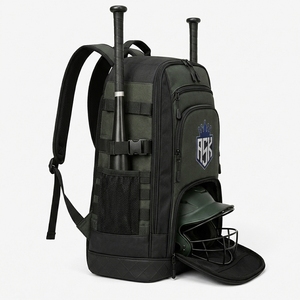 Bolsa de béisbol personalizada para equipos con material resistente, amplio espacio de almacenamiento, colores personalizados, logotipos y opciones de transporte cómodas. - Product Image 2