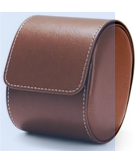 Boîtier de montre en cuir de buffle de haute qualité pour hommes Meilleur prix étui à bijoux de fabricant indien - Product Image 4