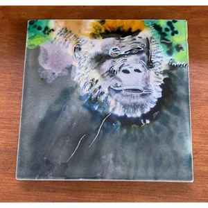 Dosseret Gorilla 4x4 Carreau d'art mural décoratif en céramique Nouveau cadeau Catégorie de produit Accessoires pour carreaux - Product Image 1