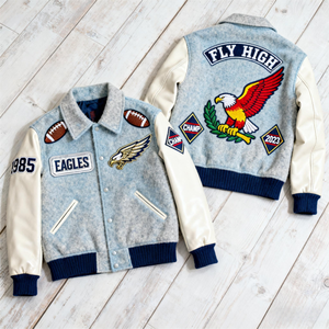 เสื้อแจ็คเก็ตวาร์ซิตี้ผู้ชายแบบลำลองสั่งทำพิเศษ คอตั้ง คุณภาพพรีเมียม  มีจำหน่ายหลายสี - Product Image 3