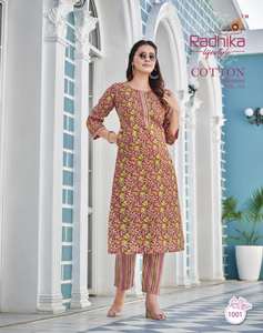 Recién llegado, última tendencia, pantalón Kurti estampado de algodón puro con bolsillo, fabricante y proveedor indio - Product Image 5