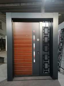 Porte d'entrée moderne en acier de luxe pour villas et résidences - Product Image 4