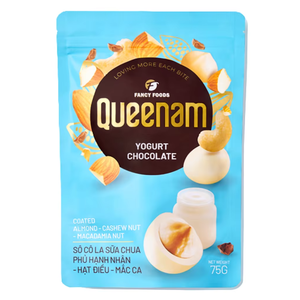 Snacks en gros, dragées au chocolat pur, OEM/ODM, HALAL, amandes enrobées de yaourt, noix de cajou, noix de macadamia, 75 g, fournisseur d'exportation, bon prix - Product Image 1