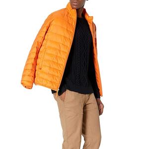 Men's Reversible Casual Winter Puffer <b>jacket</b> Breathable Heavy <b>Padded</b> <b>Hood</b> Stand Collar Zipper Pocket Filler Embroidered Logo - Product Image 3