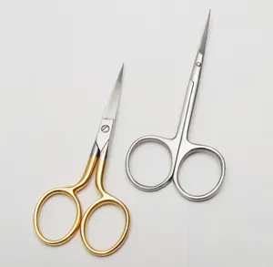 Tijeras de Manicura de Material Sólido con Hoja Lisa, Marca Privada, Venta al por Mayor, Hoja Superafilada, Tijeras de Belleza Cosmética para Uñas - Product Image 1