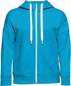 Sudadera con capucha y cremallera completa de lana para mujer, sudaderas de manga larga con cordón, ropa con bolsillo, stock al por mayor disponible - Product Image 1