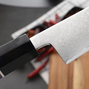 Couteau de chef en acier Damas personnalisé en gros avec lame super tranchante lame haute fixation pour une utilisation en cuisine Service OEM ODM - Product Image 3