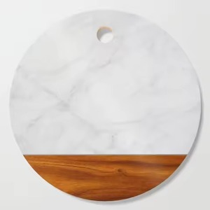 Tablas de Queso de Madera y Mármol de Último Diseño, Tablas de Cortar, Utensilios de Cocina, para Hoteles y Restaurantes, para Cortar Verduras y Frutas - Product Image 1