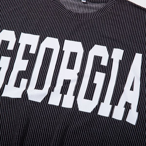 Sudadera Gráfica de Manga Larga Acanalada Oversize para Mujer, Top Casual de Streetwear, Suéter de Punto Suave, Moda de Invierno - Product Image 6