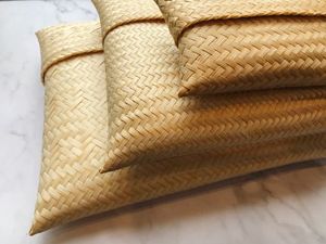 Mini bolsa de regalo de bambú sostenible, embalaje ecológico hecho a mano para bodas, cumpleaños, vacaciones y pequeños regalos - Product Image 3