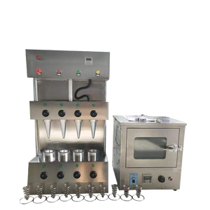 Mua Ý Sản Xuất Quay Khuôn Xoắn Ốc Bánh Mì Maquina Cup Bánh Pizza <span class=keywords><strong>Cone</strong></span> Máy Set De Conos Làm Lò Maker 110 220 V Trong Hình Nón - Product Image 2