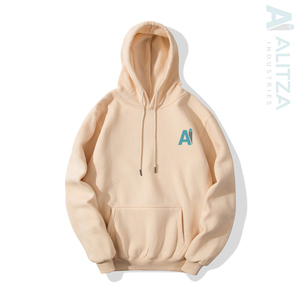 Áo Hoodie Đen bóng mượt với thiết kế logo thương hiệu tối giản được giảm giá trong đợt giảm giá mùa đông của chúng tôi lấy của bạn trước khi nó biến mất - Product Image 4
