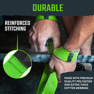 Top Selling Customizable Eco-Friendly Anti-Slip Unisex Fitness <b>Wrist</b> Straps Neoprene and Cotton Stylish Lifting Design - Product Image 3