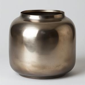 Vase décoratif en métal martelé avec finition de qualité supérieure, parfait pour les salons, les salles de banquet et la décoration de mariage - Product Image 3