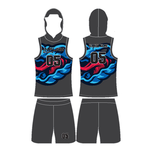 Uniforme de football américain 7on7 Set Compression Sublimated Hoodie Plus Size for Adults 7v7 Team Names Soccer Jersey - Product Image 5