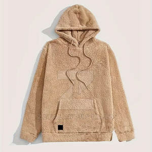 ชุดวอร์มผ้าฝ้าย100% สำหรับผู้ชายชุดวอร์มสีทึบมีฮู้ดขนาดใหญ่พิเศษสำหรับฤดูหนาวออกแบบได้ตามต้องการ - Product Image 3