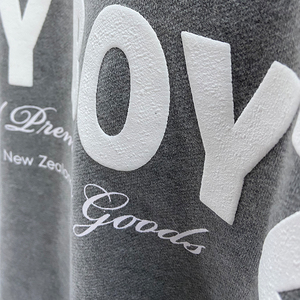Ensembles de sweats à capuche en coton vintage pour hommes personnalisés, broderie lavée, logo imprimé en relief 3D, survêtements de sport, jogging, survêtement de course à pied - Product Image 4