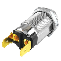 ABA Cylindre de serrure professionnel chromé personnalisable en alliage de zinc super durable, serrure électrique à clé momentanée de grade 2 ANSI pour caisse
