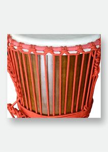Djembe SOLOBEAT de 10 Pulgadas, Tallado a Mano, de Caoba, con Parches de Piel de Oveja y Cámara de Madera de Abedul, Profesional - Product Image 4