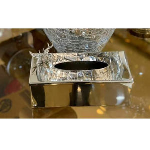 Decoración de Mesa para el hogar, accesorios para servilletas, caja de pañuelos decorativa de diseñador elegante, servilletero de Royal Home Collection Supplies - Product Image 1