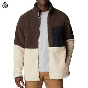 Chaqueta Sherpa para hombre con bordado personalizado de alta demanda, chaqueta de invierno de moda de Color sólido personalizada - Product Image 2