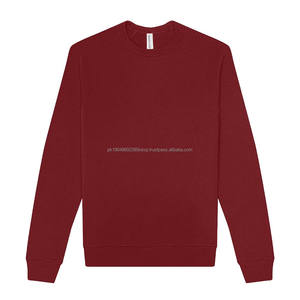 Bella toile 3901 unisexe éponge polaire col rond 100% coton sweat Cardinal hommes manches raglan col rond sweat - Product Image 5