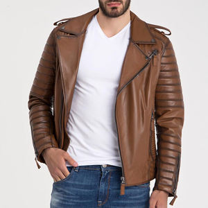 Men Motorcycle Genuine <b>Leather</b> Jacket Heavy Duty Cowhide <b>Leather</b> Waterproof Front Protective Riding <b>Coat</b> Wholesale Custom - Product Image 2