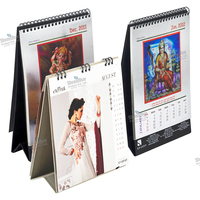 2023 Calendrier d'impression offset couleur CMJN imprimé avec logo personnalisé professionnel bien conçu Affiche commerciale en carton de papier kraft