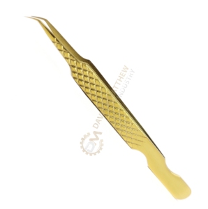 ขนตาปลอมสแตนเลสสีทองแบบโค้ง45องศา12ซม./13ซม. ขนตาปลอม - Product Image 3
