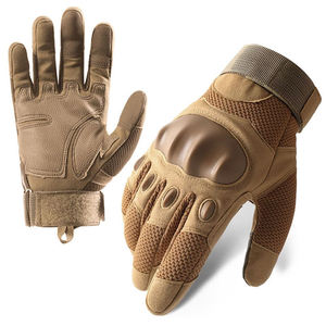 Gants en cuir tactiques légers en gros d'usine respirants et durables pour les sports de plein air et la défense personnelle - Product Image 1