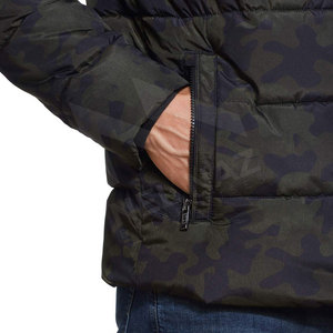 Vestes matelassées en soie à capuche, imperméables et respirantes, conçues sur mesure, tendance hiver, couleurs uniques pour hommes, vente en gros - Product Image 4