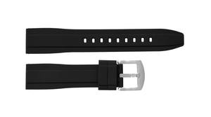 JD410 Sport Adjustable Silicone <b>Watch</b> Band Black Water Resistant 20-22mm Soft Light Breathable Smart <b>Watch</b> Strap Stainless Steel - Product Image 3