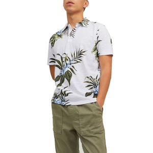 T-shirt polo pour homme à manches courtes, sublimation, 100% polyester, impression sublimée personnalisée, sport, 2025 - Product Image 2