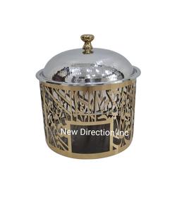 Pot de service à finition argentée forme personnalisée servant de délicieux plats Restaurant hôtels Table à manger marmite à bas prix - Product Image 3