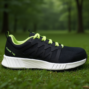Fusion Flexweave S1P SRC ESD <b>Work</b> Safety <b>Shoe</b> Size 41 W.11 Black/Lime Green - Product Image 3