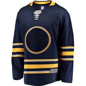 Maillot de hockey sur glace personnalisé 100% polyester imperméable et respirant écologique pour les fans d'équipes Production rapide Expédition express - Product Image 1