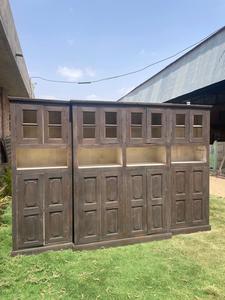 Lujo clásico 3 partes Almirah madera maciza diseño moderno para muebles para el hogar para sala de estar Casa de Campo dormitorio estilo indio - Product Image 6