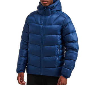 Down Puffer Hooded <b>Jacket</b> <b>Jacket</b> Wholesale Outdoor Use Polyester Stand warm quilted waterproof coat Modern Streetwear Puffer - Product Image 4