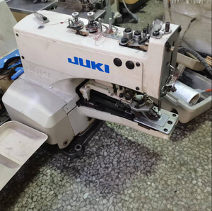 Máquina de Coser Botones Ju-ki 1377 Usada con Mango de Plástico y Garantía de 3 Años para Coser Botones en Trajes y Camisas - Product Image 4