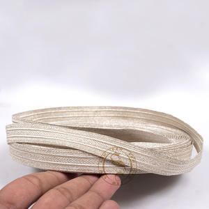 Dentelle à double rayure en polyester de couleur dorée | Tresse de dentelle de fil de lingot de haute qualité pour uniformes de cérémonie - Product Image 3