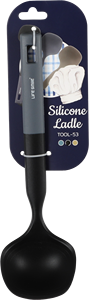Cucharón de Silicona Resistente al Calor con Mango de Plástico, Cucharón para Sopa Antiadherente - Product Image 3
