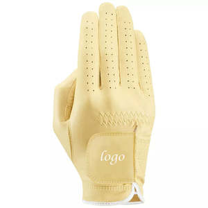 Gants de golf pour hommes de haute qualité en cuir Cabretta, respirants, avec poignées sportives, paume souple, antidérapants, légers, pour usage professionnel - Product Image 1