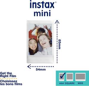Paquete Doble de Película Instantánea <span class=keywords><strong>Instax</strong></span> <span class=keywords><strong>Mini</strong></span> (Blanco), 20 Fotos - Product Image 2