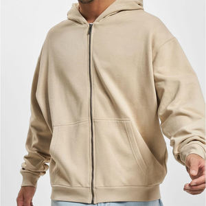 Top qualité coton polaire hommes à capuche couleur personnalisée chaud hiver haut tendance grande taille plaine fermeture éclair sweats à capuche pour garçons - Product Image 3